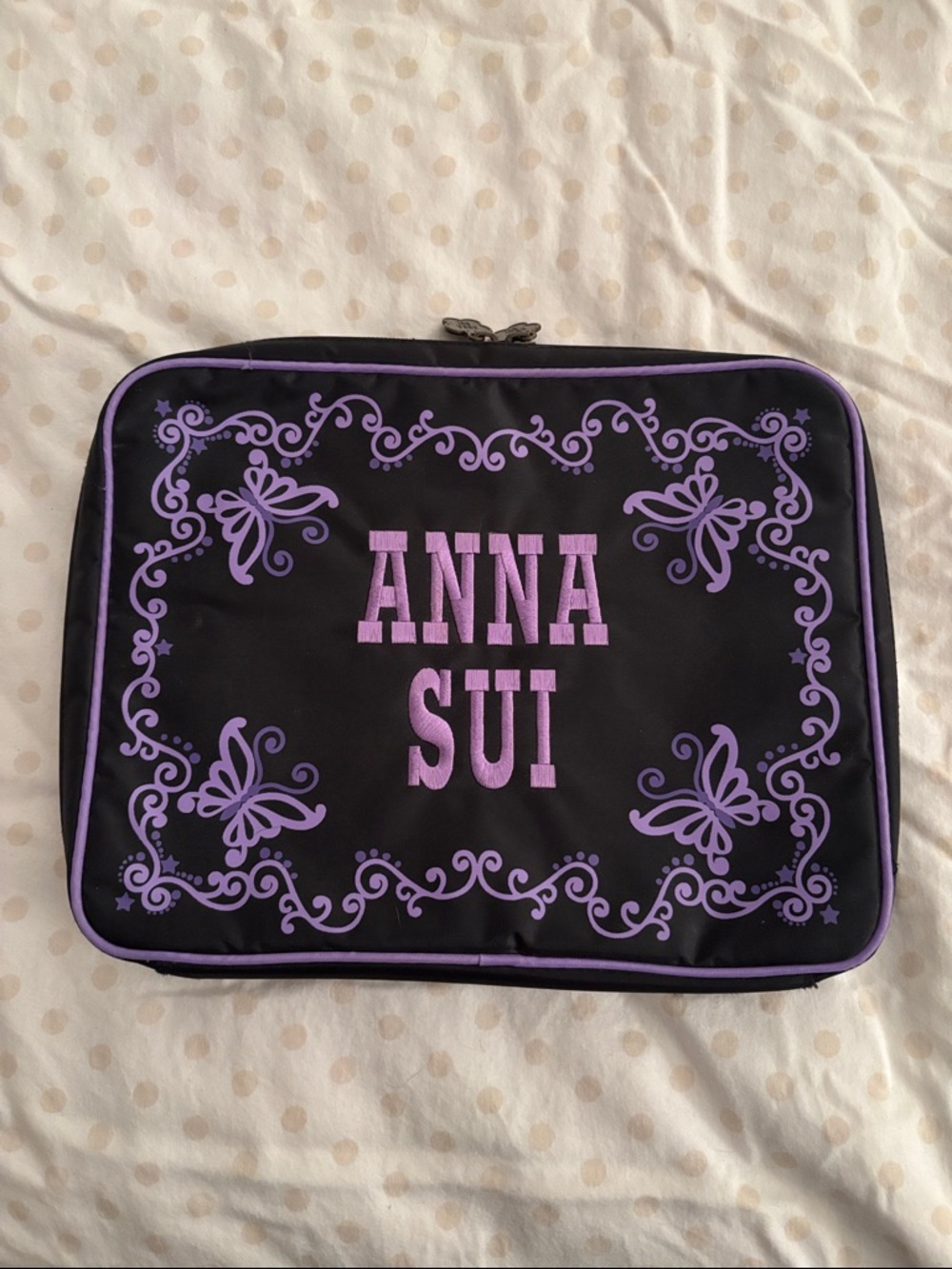 Anna Sui Cosmetic Case or travel toiletries bag